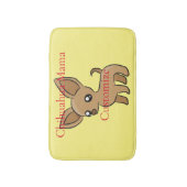 Tapis De Bain Cute Chihuahua Mama Art Thunder_Cove (Devant (Vertical))