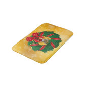 Tapis De Bain Cute Chipmunk couronne de Noël (Angle)