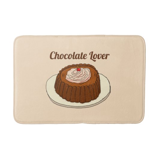 Tapis De Bain Cute Chocoholate Chocolat Lover (Devant)