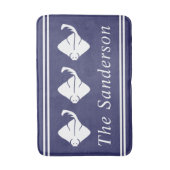Tapis De Bain Cute Cote Nautique Stingray Manta ray (Devant (Vertical))
