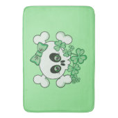 Tapis De Bain Cute crâne irlandais (devant Vertical)