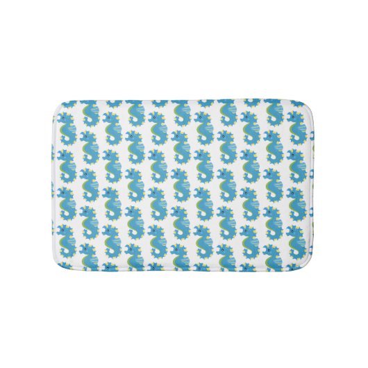 Tapis De Bain Cute créature marine - Seahorse (Devant)