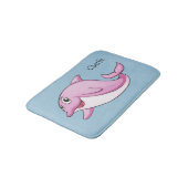 Tapis De Bain Cute dauphin nom personnalisé mat bain (Angle)