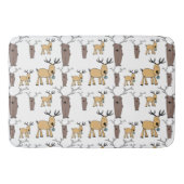Tapis De Bain Cute Deer Buck Bull Elk Main tirée (Devant)