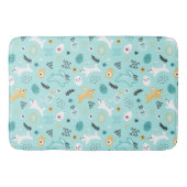 Tapis De Bain Cute Easter Bunny Pattern Kawaii Rabbits Eggs  (Devant)