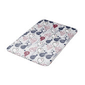 Tapis De Bain Cute Fish Motif nattes (Angle)