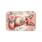 Tapis De Bain Cute Floral Baby Fox (Devant)