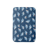 Tapis De Bain Cute Great White Sharks Motif Océan (Devant (Vertical))