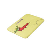 Tapis De Bain Cute grenouille dans une chaussette rouge saut de (Angle)