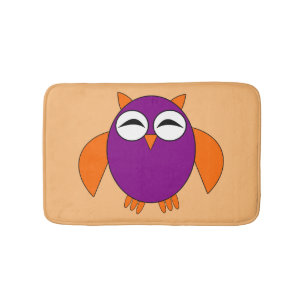 Tapis De Bain Cute Halloween Chouette Mat Bain