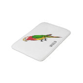 Tapis De Bain Cute happy parrot (Angle)