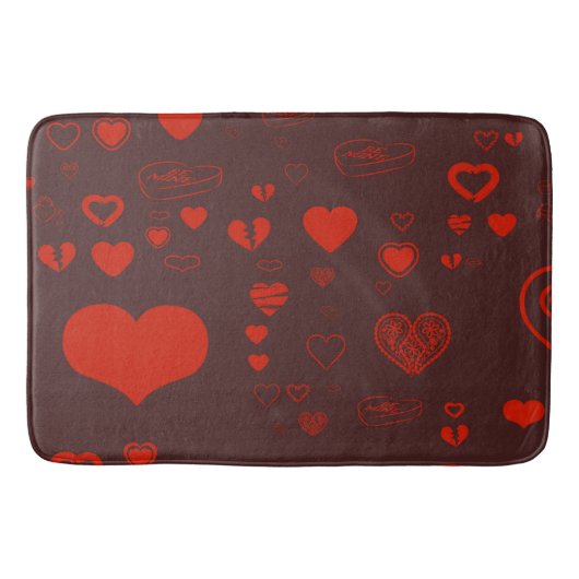 Tapis De Bain Cute Heart Modern (Devant)
