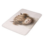 Tapis De Bain Cute Highlands Scottish Cow (Angle)