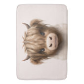 Tapis De Bain Cute Highlands Scottish Cow (devant Vertical)