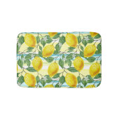 Tapis De Bain Cute Hip Tropical Summer Lemon Fruit Motif (Devant)