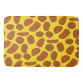 Tapis De Bain Cute jaune girafe peau douce motif (Devant)