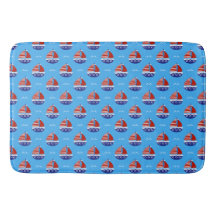 Cute Kids Motif bateau à voile Ocean Blue