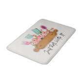 Tapis De Bain Cute kitchen rolling pin word art  (Angle)