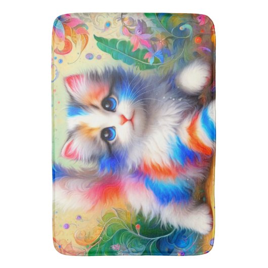 Tapis De Bain Cute Kitten (devant Vertical)