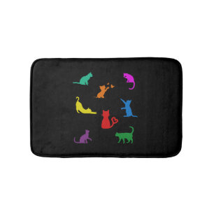 Tapis De Bain Cute Kittens - Chats - Chats amoureux de chats cad