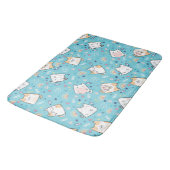 Tapis De Bain Cute Kitty Chats Motif Whimsical (Angle)