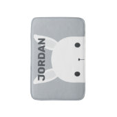 Tapis De Bain Cute Little Bunny Rabbit with Personalized (Devant (Vertical))