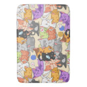 Tapis De Bain Cute Little Cats Motif (devant Vertical)