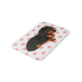Tapis De Bain Cute Little Dachshund Design Bath Mat (Angle)