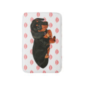 Tapis De Bain Cute Little Dachshund Design Bath Mat (Devant (Vertical))