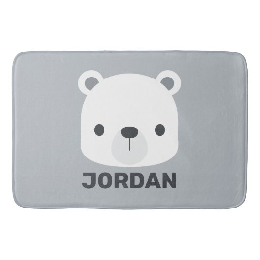 Tapis De Bain Cute Little Polar Bear (Devant)