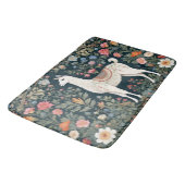 Tapis De Bain Cute Llama Élégant Floral (Angle)
