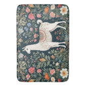 Tapis De Bain Cute Llama Élégant Floral (devant Vertical)