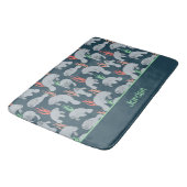 Tapis De Bain Cute Manatees Vie marine Animaux Motif (Angle)