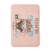 Tapis De Bain Cute marin pirate enfant et bateau pirate (Devant (Vertical))