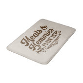Tapis De Bain Cute meals memories word art  (Angle)