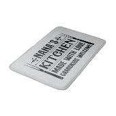 Tapis De Bain Cute Nana's kitchen word art (Angle)