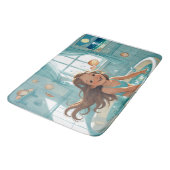 Tapis De Bain Cute Ocean Theme Bath Time Girl (Angle)