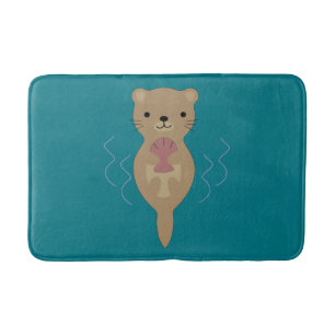 Tapis De Bain Cute Otter