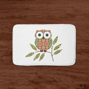 Tapis De Bain Cute Owl Bath Mat