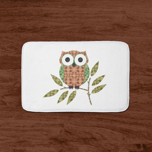 Tapis De Bain Cute Owl Bath Mat