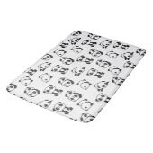 Tapis De Bain Cute Pandas Motif (Angle)