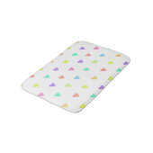 Tapis De Bain Cute Pastel Rainbow Hearts Motif (Angle)