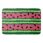 Tapis De Bain Cute pastèque Motif rose et vert (Devant)