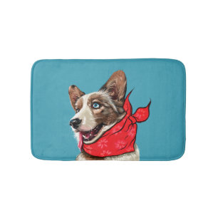 Tapis De Bain Cute Pembroke Welsh Corgi