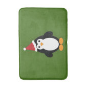 Tapis De Bain Cute Père Noël Penguin (Devant (Vertical))