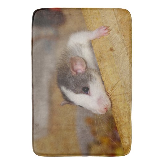 Tapis De Bain Cute rat (devant Vertical)