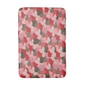 Tapis De Bain Cute Rustic Valentines Jour Papier Coeurs Motif (Devant (Vertical))