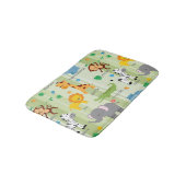 Tapis De Bain Cute Safari Animaux Nursery Motif (Angle)