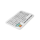 Tapis De Bain Cute salle de bain Robot (Angle)