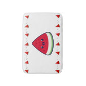 Tapis De Bain Cute Smiling Kawaii Watermelon (Devant (Vertical))